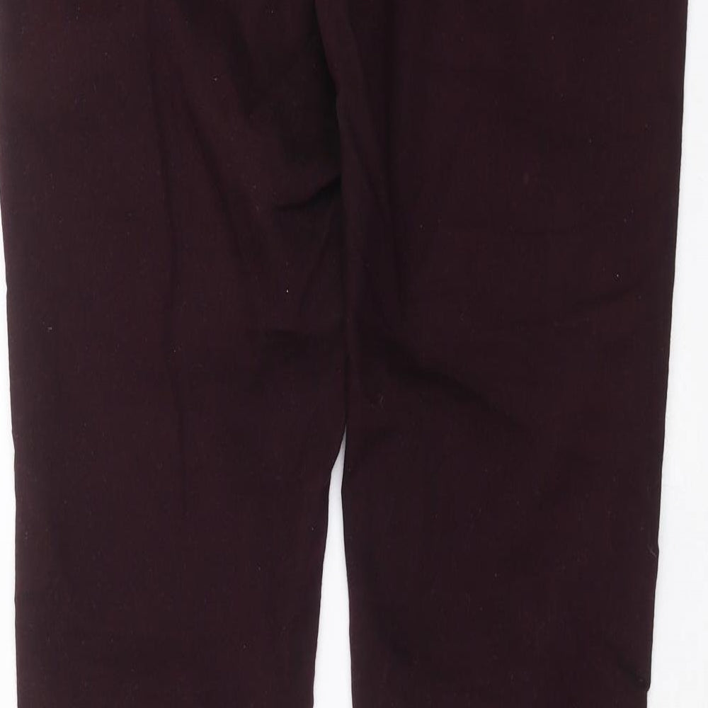 Dorothy Perkins Womens Purple  Denim Jegging Jeans Size 12 L33 in