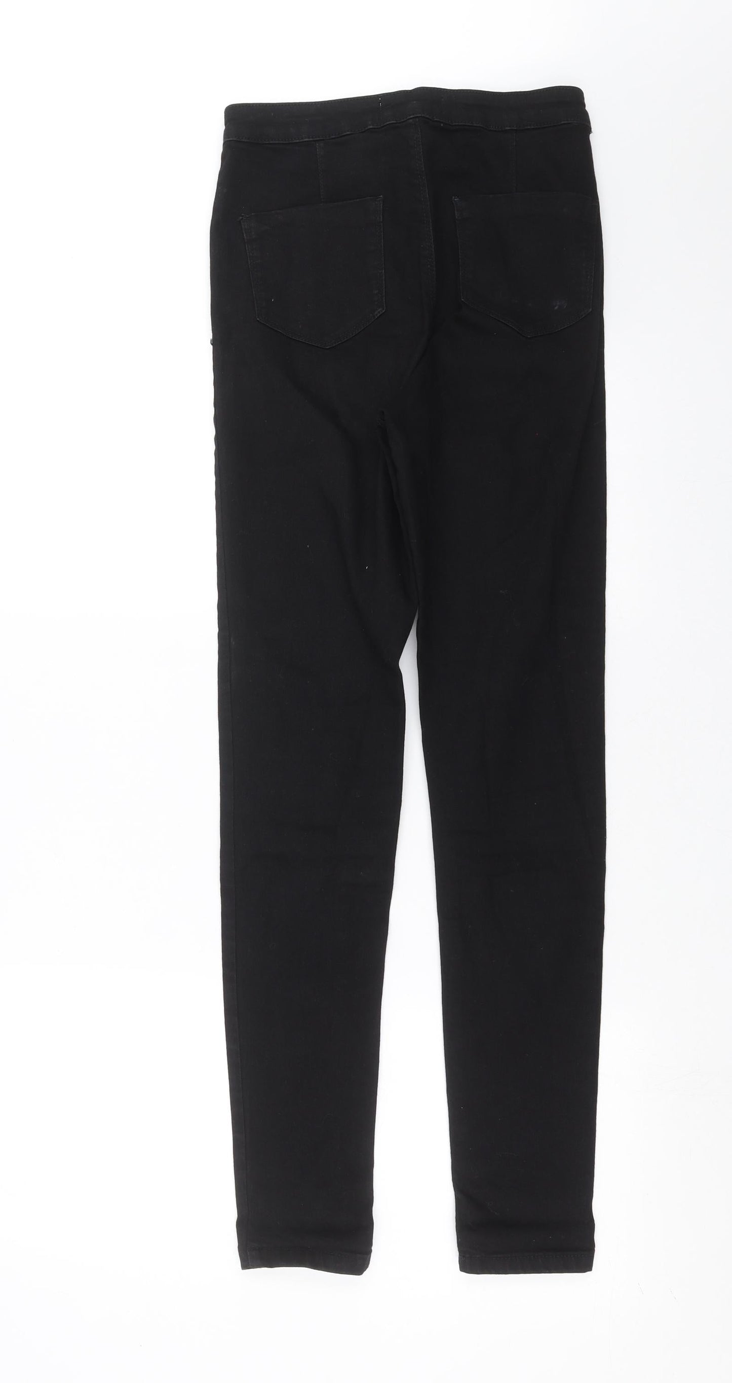 Dorothy Perkins Womens Black  Denim Skinny Jeans Size 10 L30 in