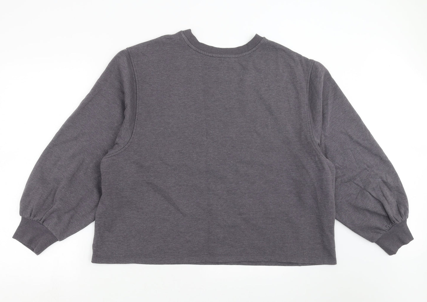 George Womens Grey   Pullover Sweatshirt Size L