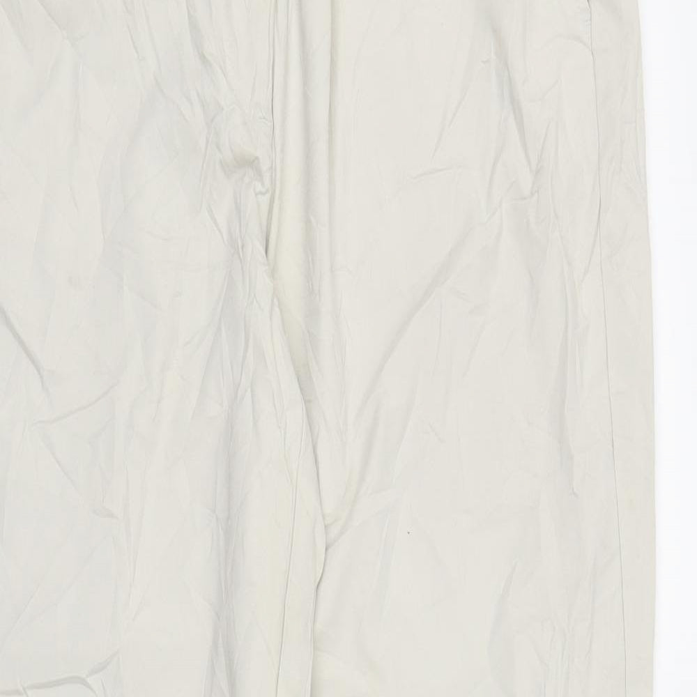 Lands' End Womens Beige   Carpenter Trousers Size 12 L28 in