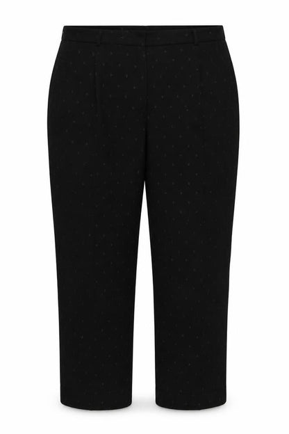 whimsy Womens Black Geometric  Trousers  Size 16 L26 in