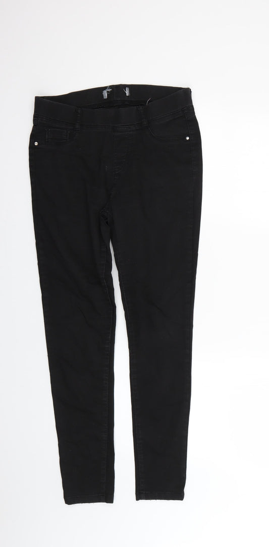 Preworn Womens Black   Mom Jeans Size 10 L27 in