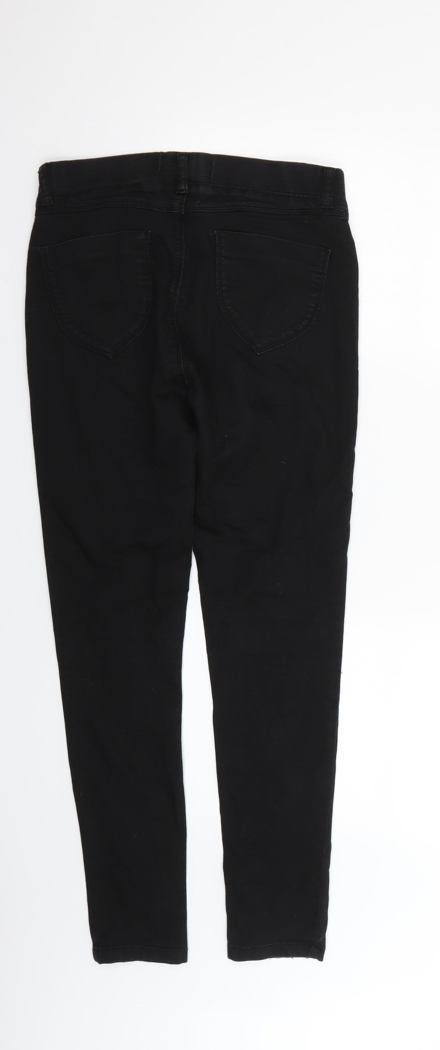 Preworn Womens Black   Mom Jeans Size 10 L27 in