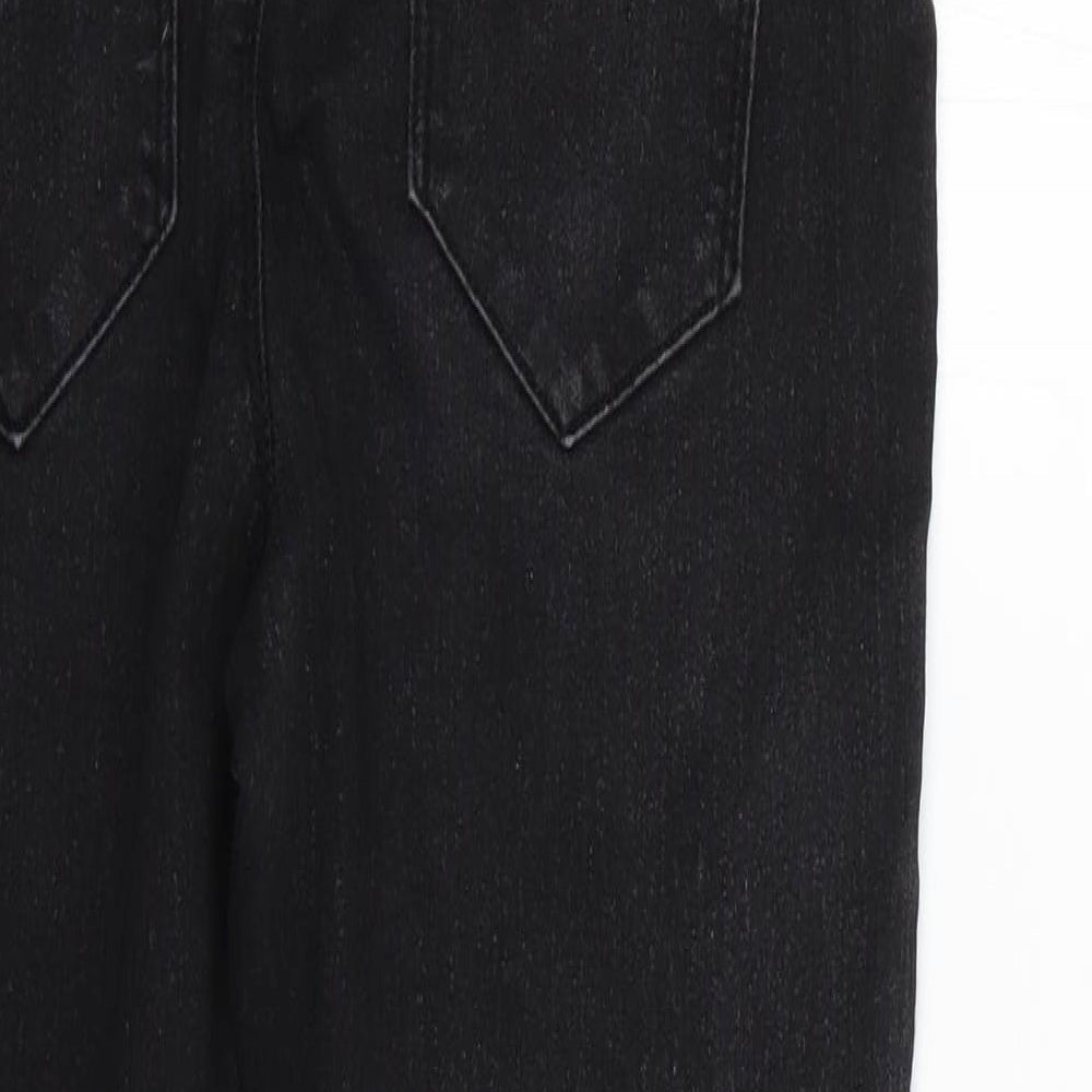 Denim & Co. Womens Black   Skinny Jeans Size 14 L27 in