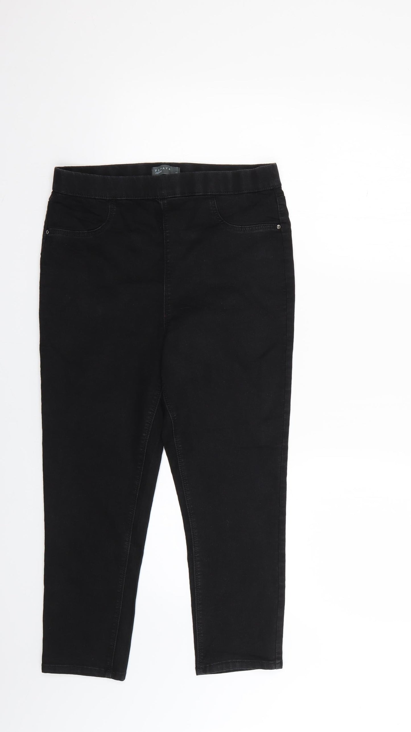 Papaya Womens Black   Skinny Jeans Size 10 L21 in