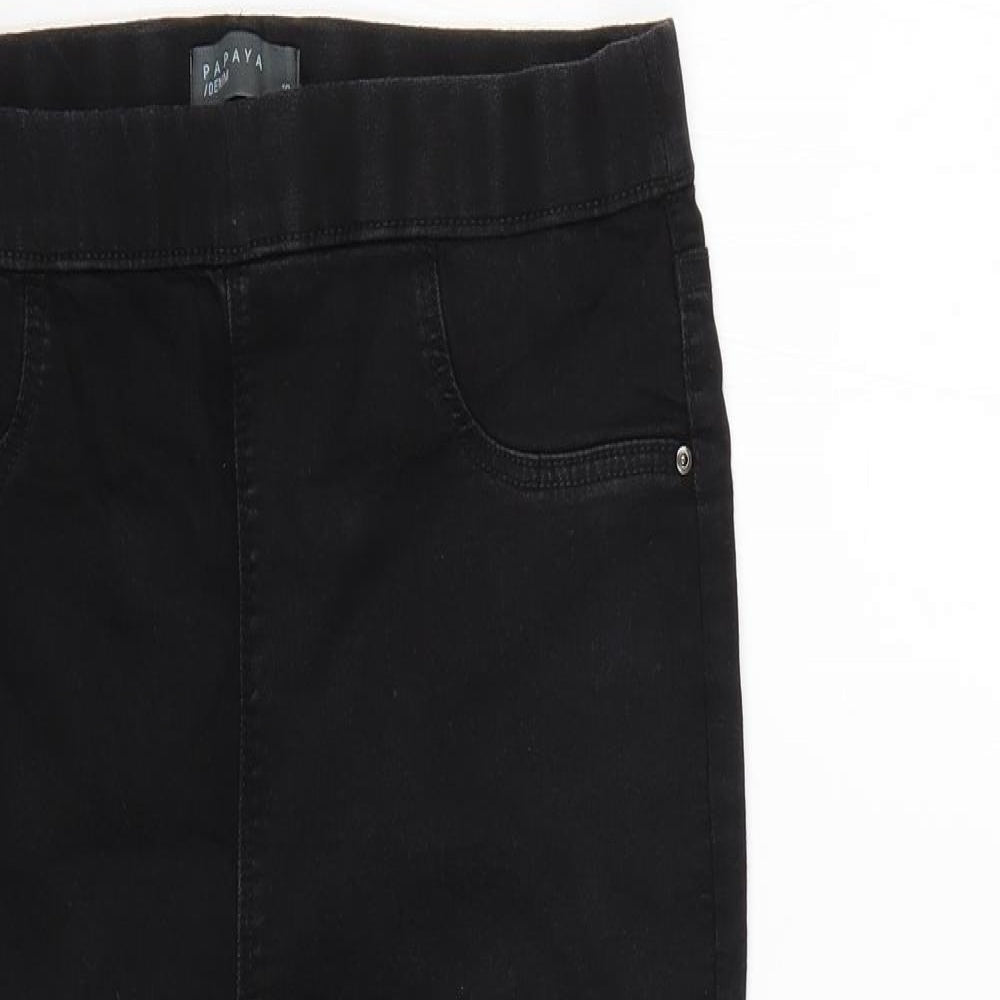 Papaya Womens Black   Skinny Jeans Size 10 L21 in
