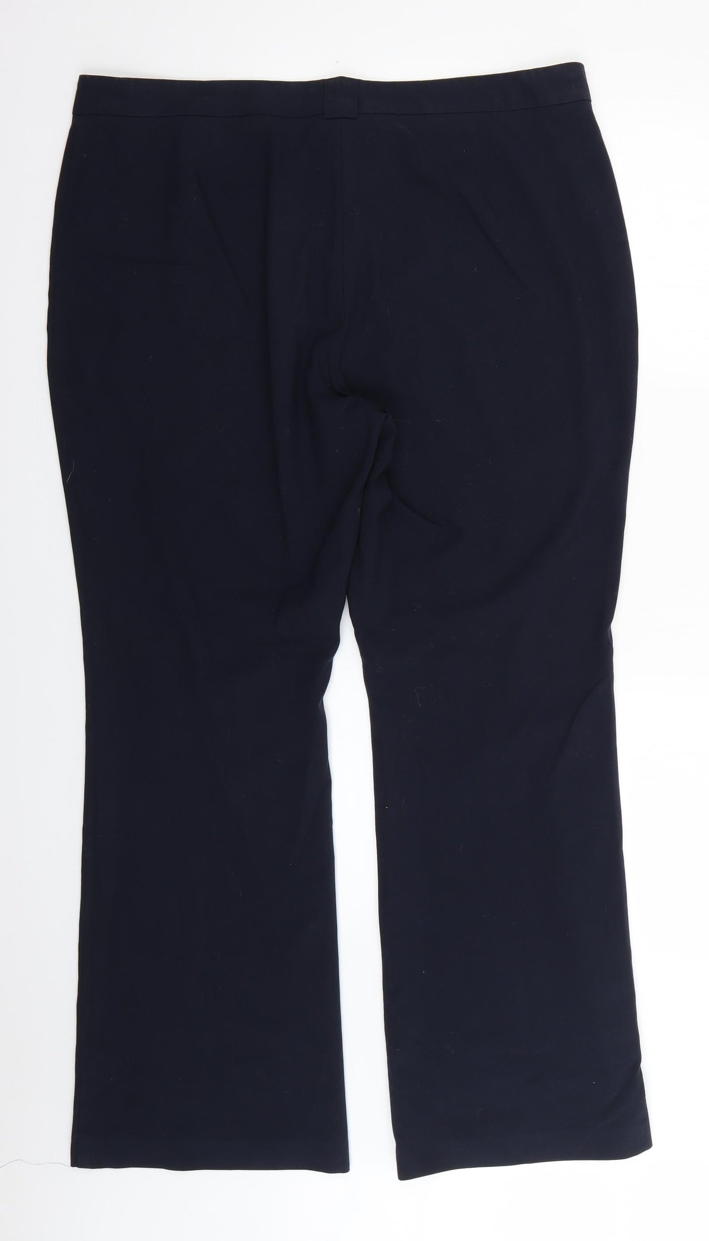 Marks and Spencer Womens Blue   Trousers  Size 18 L27 in