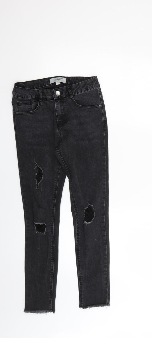 New Look Girls Black   Skinny Jeans Size 12 Years