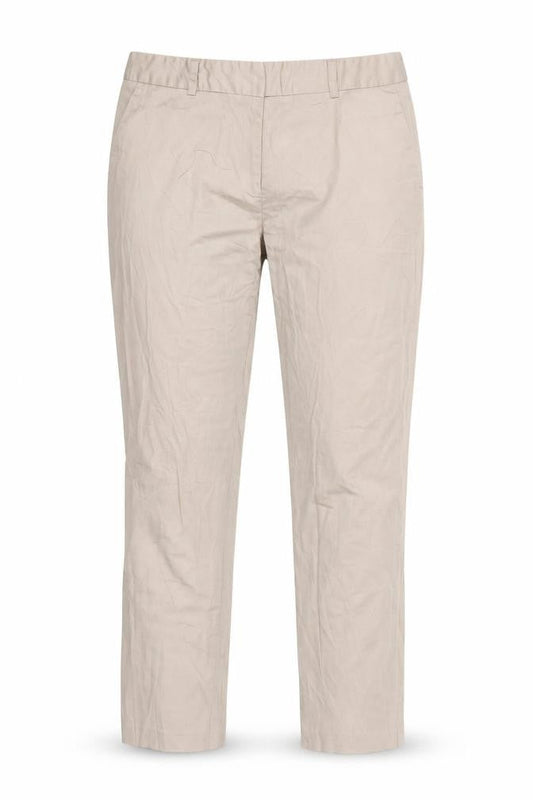Front view of Atmosphere women’s beige trousers, size UK 10, 25-inch leg
