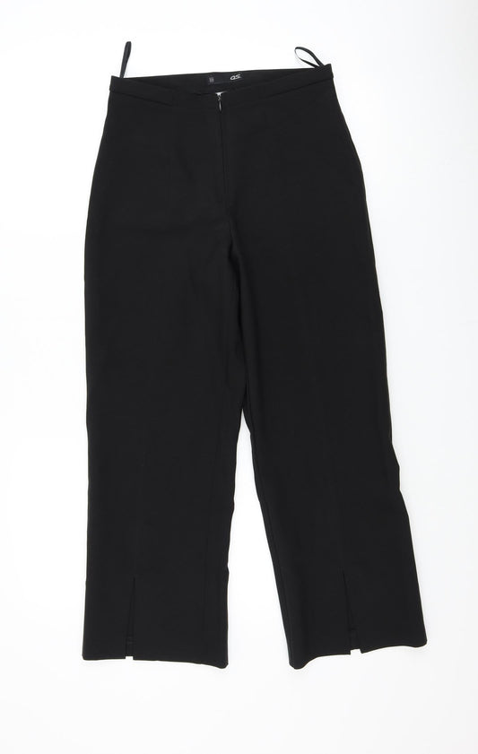 as Womens Black   Trousers  Size 36 L25 in