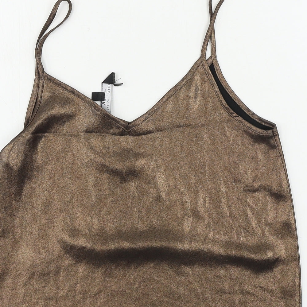 New Look  Girls Brown   Basic Tank Size 12 Years