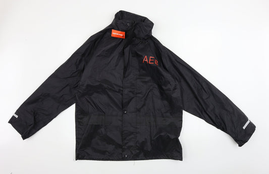 Result Mens Black   Jacket Coat Size S