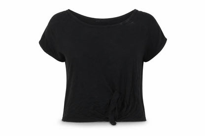 Select Womens Black   Basic T-Shirt Size 8