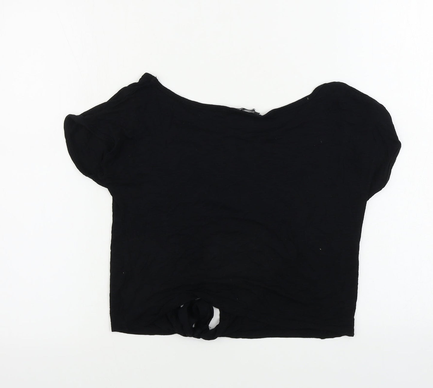 Select Womens Black   Basic T-Shirt Size 8