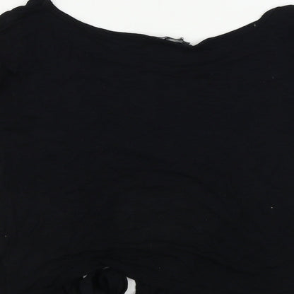 Select Womens Black   Basic T-Shirt Size 8
