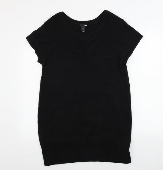 H&M  Womens Black   Pullover Jumper Size L