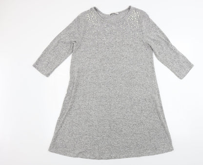 Tu Womens Grey   A-Line  Size 12