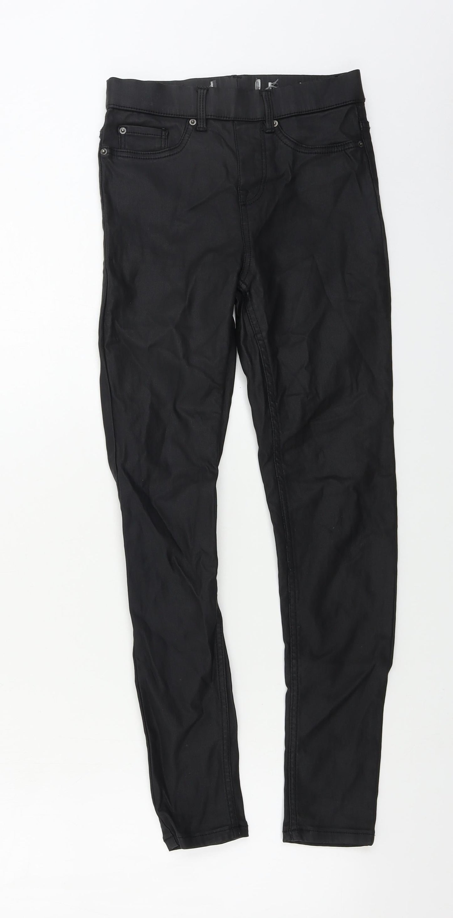 Preworn  Womens Black   Skinny Jeans Size 24 in L25 in