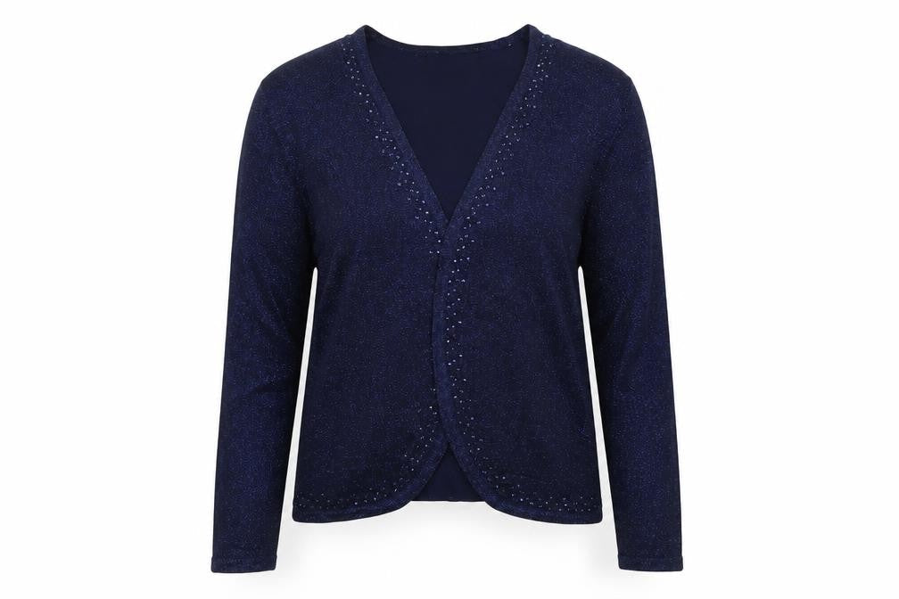 Ronni Nicole  Womens Blue   Cardigan Jumper Size M
