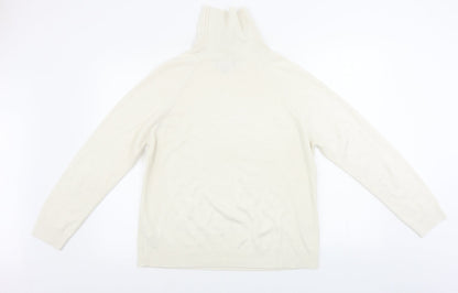 Back view of Atmosphere women’s beige jumper, size UK 12