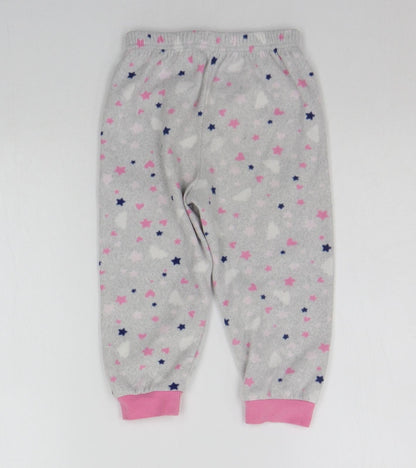 Back view of Primark Baby Grey Geometric Pyjama Pants, size 24, Months
