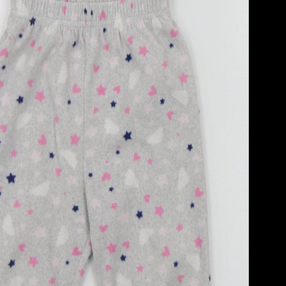 Close-up detail of Primark Baby Grey Geometric Pyjama Pants, size 24, Months