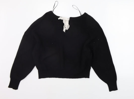 Zara Womens Black   Pullover Jumper Size M