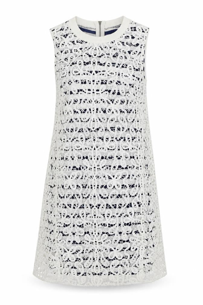 NEXT Womens Blue Striped  A-Line  Size 8