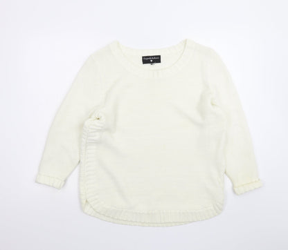 Preworn Womens White   Pullover Jumper Size XS