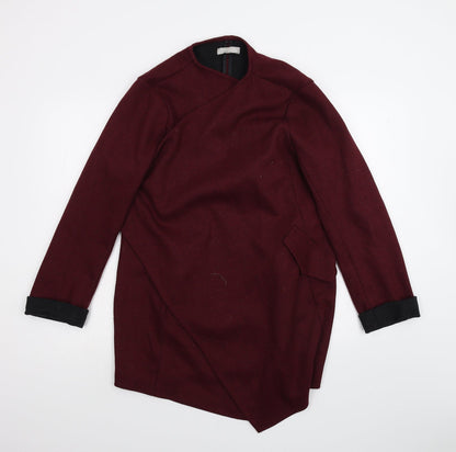 Additional front view of Red Herring women’s red jacket, size UK 14