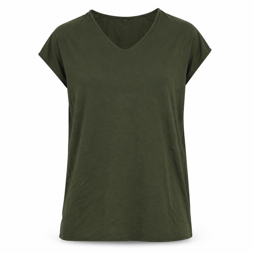 Daily Ritual Womens Green   Basic T-Shirt Size M