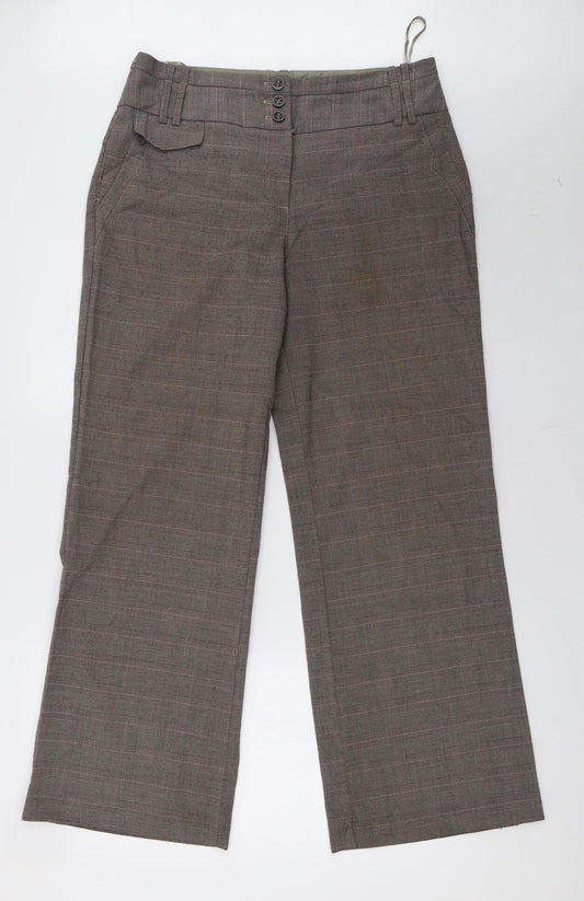 Marks and Spencer Womens Brown   Trousers  Size 14 L32 in