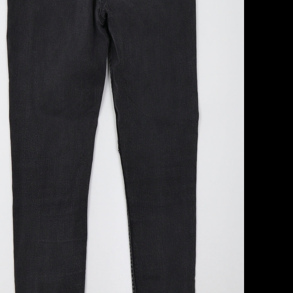 H&M Womens Grey   Trousers  Size 8 L28 in
