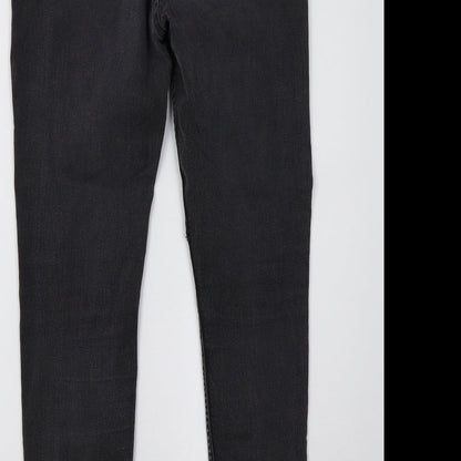 H&M Womens Grey   Trousers  Size 8 L28 in
