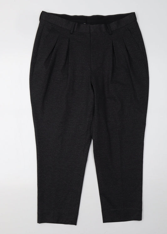 ASOS Womens Grey   Trousers  Size 12 L30 in