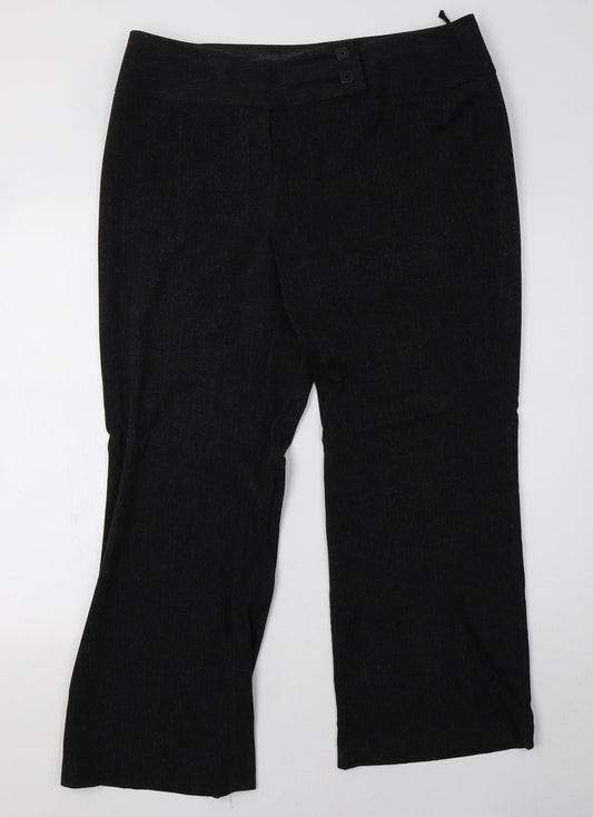 Marks and Spencer Womens Grey   Trousers  Size 16 L29 in