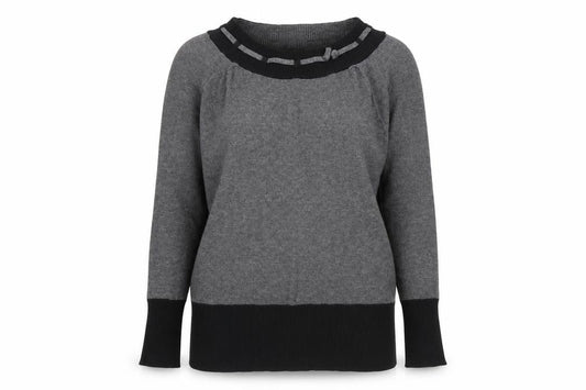 M&Co Womens Grey   Pullover Jumper Size M