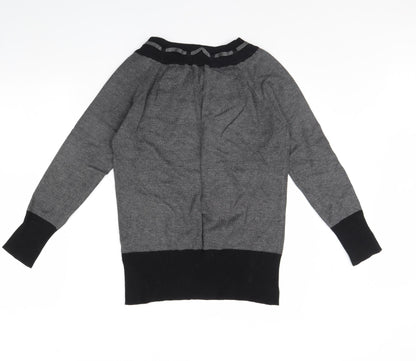 M&Co Womens Grey   Pullover Jumper Size M
