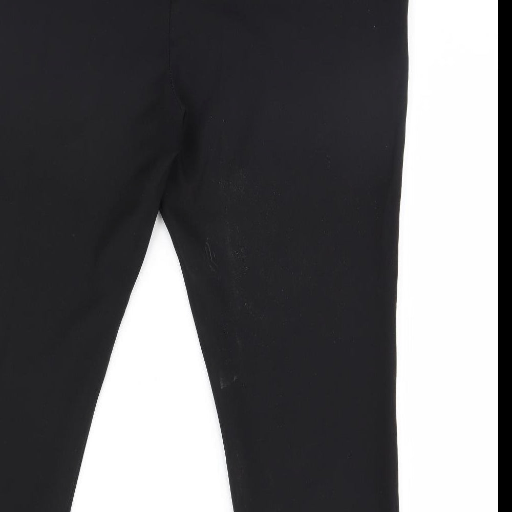 F&F Womens Black   Dress Pants Trousers Size 10 L27 in