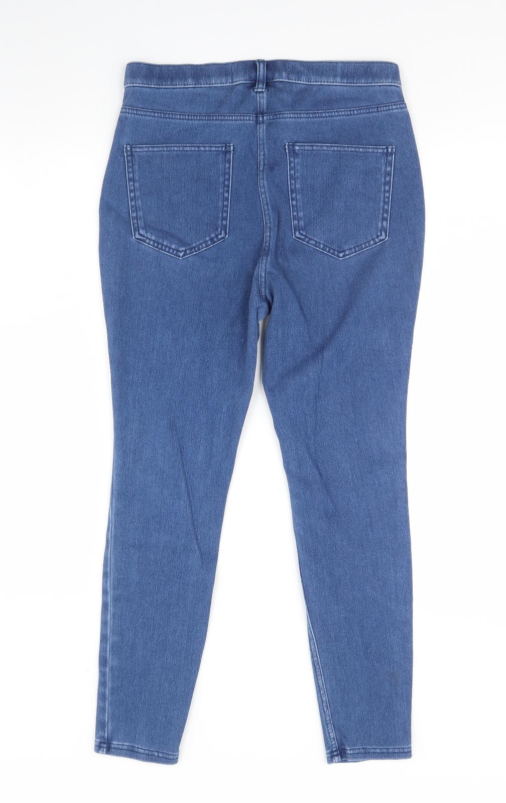 NEXT Womens Blue  Denim Skinny Jeans Size 10 L28 in