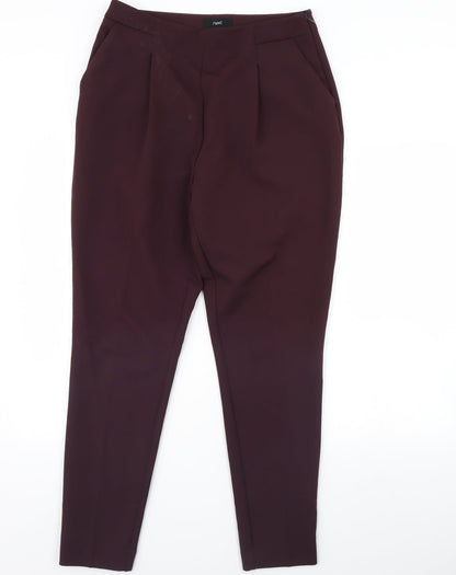 Next Womens Purple   Trousers  Size 12 L31 in