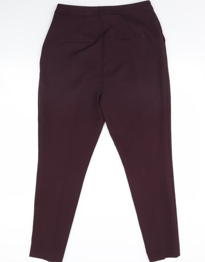 Next Womens Purple   Trousers  Size 12 L31 in