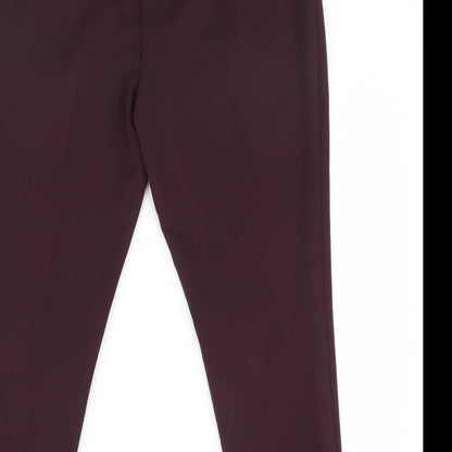 Next Womens Purple   Trousers  Size 12 L31 in