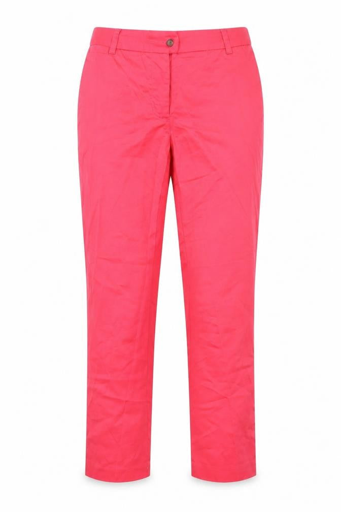 H&M Womens Pink   Cropped Trousers Size 10 L26 in