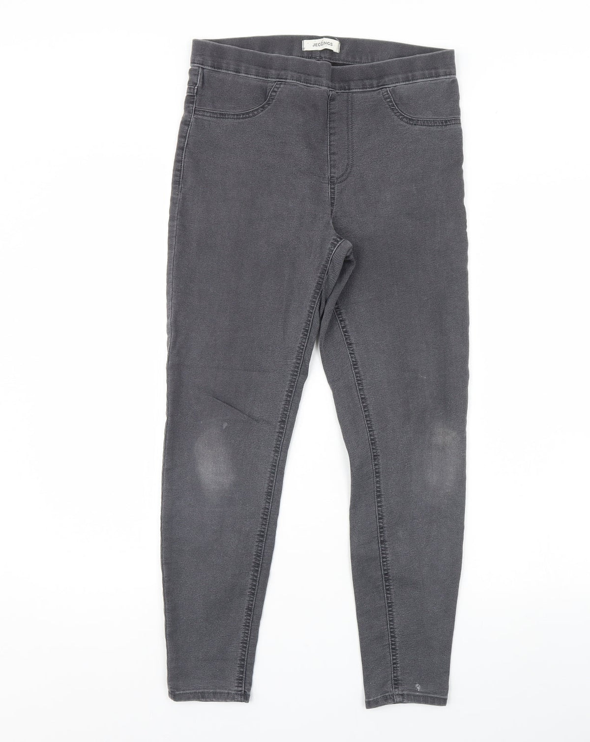 m&s Womens Grey  Denim Jegging Jeans Size 10 L28 in