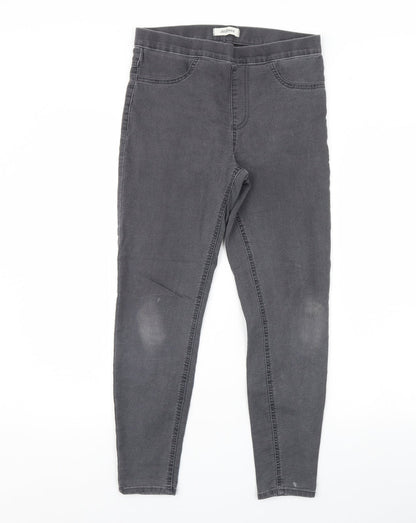 Marks & Spencer Womens Grey  Denim Jegging Jeans Size 10 L28 in