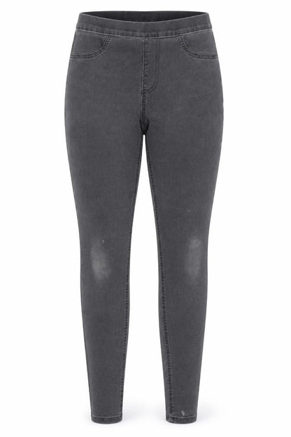 Marks & Spencer Womens Grey  Denim Jegging Jeans Size 10 L28 in