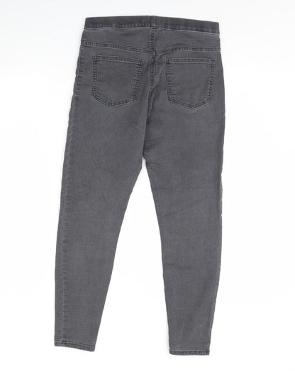 Marks & Spencer Womens Grey  Denim Jegging Jeans Size 10 L28 in