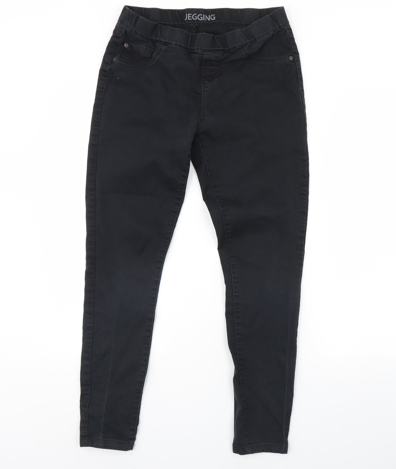 George Womens Black  Denim Skinny Jeans Size 12 L29 in
