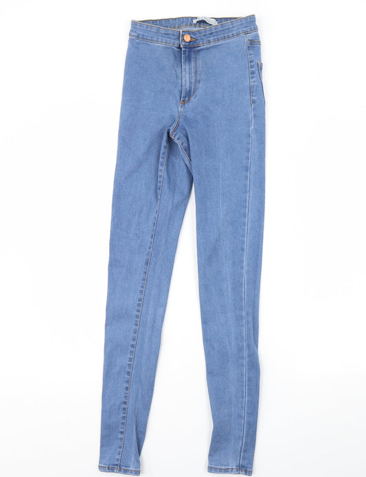 DENIM CO Womens Blue  Denim Skinny Jeans Size 8 L28 in